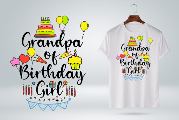 Grandpa of the Birthday Boy Party Shirt Graphics