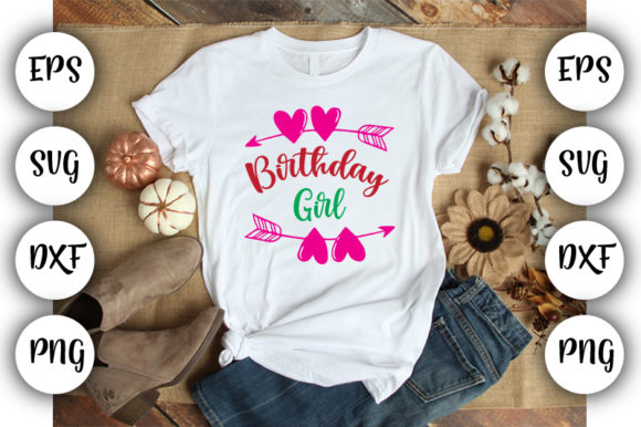 Unicorn Quotes Design Birthday Girl Graphics for T-Shirt